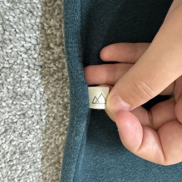 Wild Rye Hoodie Womens 4 Green Sherpa Lined Hood Snap Placket Thumbholes Casual - Picture 7 of 12